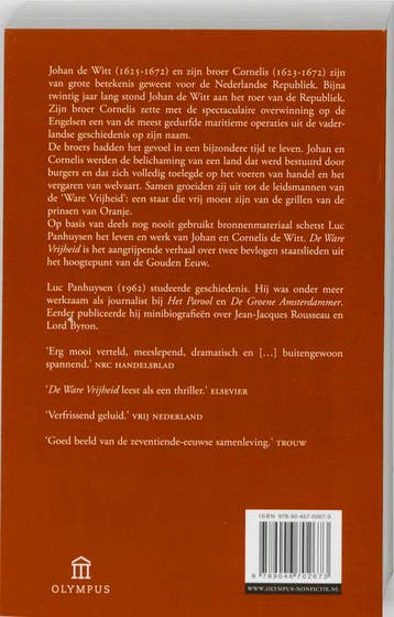 De ware vrijheid / Olympus Pockets 9789046702673, Boeken, Verzenden, Gelezen, Luc Panhuysen