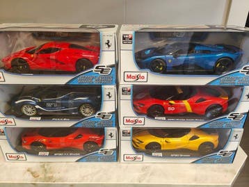 Maisto 1:18 - Model sportwagen (6) - Ferrari SF90 Stradale;, Nieuw
