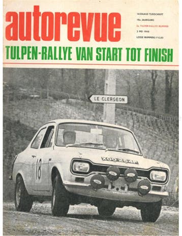 1968 AUTO REVUE MAGAZINE 09 NEDERLANDS, Nieuw, Author