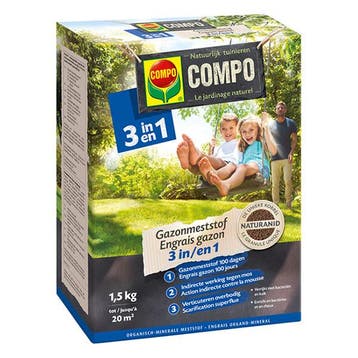 Gazonmest | Compo | 1.5 kg, Tuin en Terras, Gras en Kunstgras, Verzenden, Nieuw