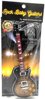 Baby miniatuur replica Gibson gitaar - Slash Guns N Roses, Ophalen of Verzenden, Nieuw, Pop, Beeldje of Miniatuur