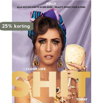 I look like shit today - Xelly Cabau Van Kasbergen, Verzenden, Zo goed als nieuw, Xelly Cabau Van Kasbergen