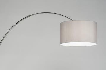 Rietveld Vloerlampen - Grijs - Staal, Stof, Verzenden, Nieuw