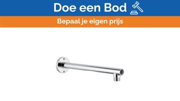 Bieden: Saniclear Shower Hear Arm Brass Chrome L20 cm - SKA, Ophalen of Verzenden, Nieuw