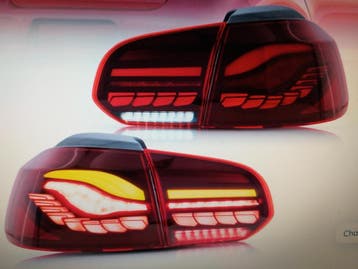 Achterlichten Volkswagen Golf 6, Auto-onderdelen, Verlichting, Ophalen of Verzenden, Nieuw, Volkswagen