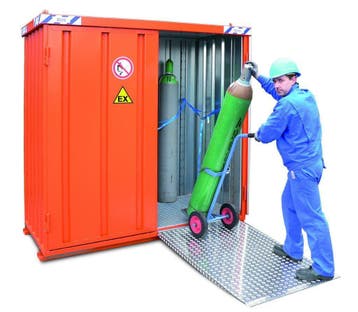 Veilige gas cilinider containers voor een mooie prijs