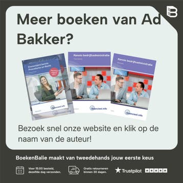 Kennis Bedrijfseconomie / 2018 / Theorieboek /, Boeken, Verzenden, Gelezen, Ad Bakker