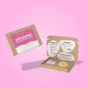 Giftbox ShampooBars gefeliciteerd – 2-in-1 bar + bamboe zeep, Verzenden, Nieuw, Bad & Douche
