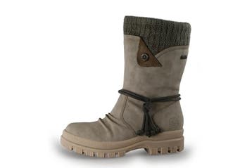 Rieker Laarzen in maat 38 Beige, Kleding | Dames, Schoenen, Hoge laarzen, Verzenden, Beige, Gedragen