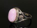 Mid-Century Baltische Flora: Oud-vintage Melchior-ring in