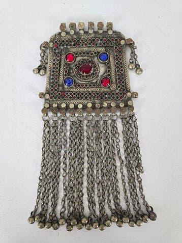 Borststuk Kuchi amulet hanger - Afghanistan (Zonder