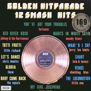 LP gebruikt - Various - Golden Hitparade 12 Smash Hits, Cd's en Dvd's, Verzenden, Zo goed als nieuw, Overige formaten