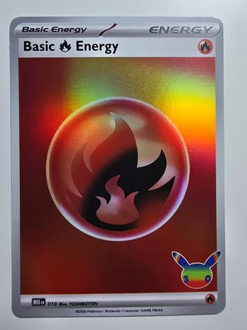 BASIC FIRE ENERGY (30TH CELEBRATION MEE 010) (POKÉMON), Verzenden, Gebruikt