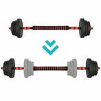 Dumbbell Set 40 kg | Composiet Zwart | Nieuw | Scherpe Prijs, Overige materialen, Overige typen, Ophalen of Verzenden, Armen