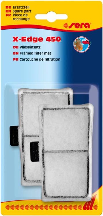 Sera X-edge 450 filterpatroon 2st. (Sera Binnenfilters), Dieren en Toebehoren, Ophalen of Verzenden, Nieuw