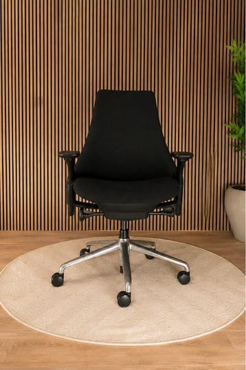 250x Zwarte Herman Miller Sayl Voorradig - Nieuwe Stof!, Verzenden, Zwart, Zo goed als nieuw, Bureaustoel
