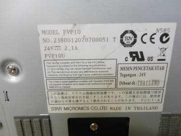 STAR FVP10 Ticket USB Receipt Printer - Network RJ45, Ophalen of Verzenden, Gebruikt, STAR