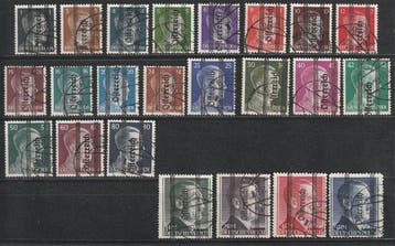 Oostenrijk 1945 - Grazer opdrukken, Gestempeld
