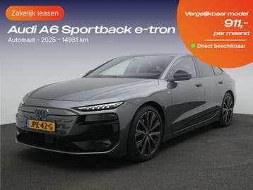Audi A6 Sportback e-tron | Zakelijk Leasen vanaf 704,- p/mnd, Nieuw, Financial lease, Lease