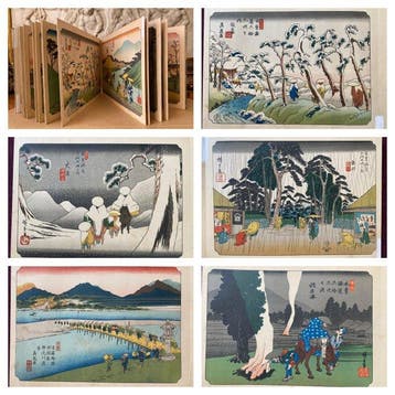 Hiroshige Utagawa, Eisen Keisai - A Rare Album of