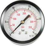 Profec manometer met achteraansluiting, droog, 63, Doe-het-zelf en Verbouw, Verzenden, Nieuw