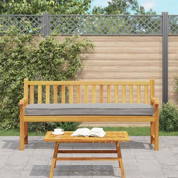 vidaXL Palet Kussen Grijs 200 x 40 x 8 cm Oxford Stof, Verzenden, Nieuw, Grijs