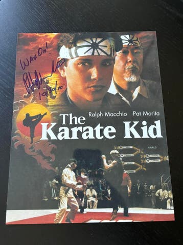 Gesigneerde foto The Karate Kid ( Ralph Macchio), Verzamelen, Film en Tv, Ophalen of Verzenden, Nieuw, Film, Foto of Kaart