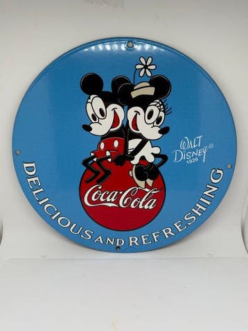 Coca-Cola - Coca-Cola Walt Disney Mickey en Minnie - Walt, Antiek en Kunst