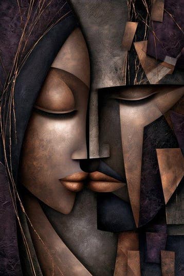 Lea Ottavi - Eternal Silent Connection · XXL · Hand signed, Antiek en Kunst