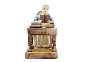 Inktpot - Porselein, faience uit de negentiende eeuw