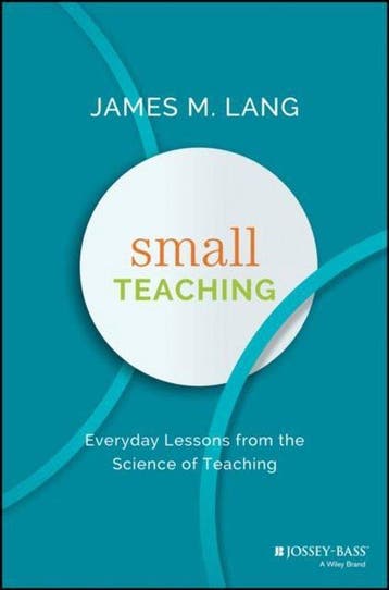 Small Teaching - James Lang 9781118944493, Verzenden, Zo goed als nieuw, James Lang