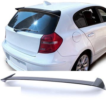 Dak spoiler achter glanzend zwart BMW E81, E87 en LCI B2793, Nieuw, Achter, BMW