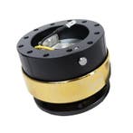 NRG Quick Release Gen 2.0 - Black Body / Chrome Gold Ring, Ophalen of Verzenden