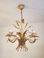 Kroonluchter - Verguld, IJzer - handgeslagen bladgoud