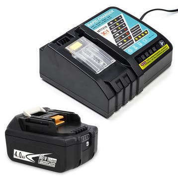 Startset: Makita BL1840B / 18V LXT accu , 123accu huismerk, Verzenden, Nieuw