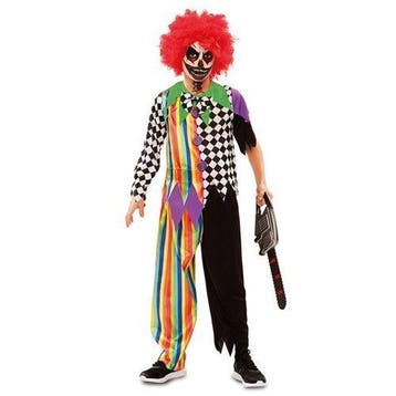 Creepy clown kostuum kind, Verzenden, Nieuw, Feestartikel
