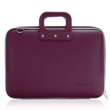 Bombata CLASSIC 15 / 16 inch Laptoptas Pruimpaars, Computers en Software, Laptoptassen, Verzenden, Nieuw