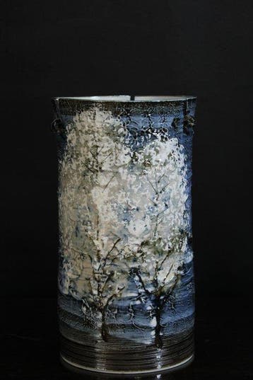Vaas - Porselein - Japan - Arita - Kusaba Masato (Zonder