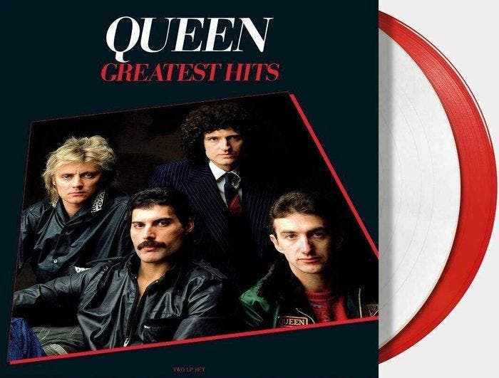 Queen - Greatest Hits - Exclusive White and Red Vinyl (2LP), Cd's en Dvd's, Vinyl Singles