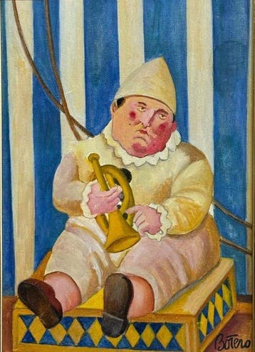 Da Fernando Botero (XX) - Pierrot