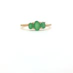 Zonder minimumprijs - Ring Zilver, Verguld - 0.82ct. tw., Nieuw