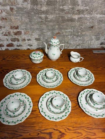 Herend - Koffieservies voor 6 (20) - Porselein