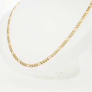 Halsketting - 14 karaat Geel goud, Sieraden, Tassen en Uiterlijk, Kettingen, Nieuw