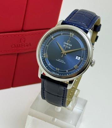 Omega - De Ville Prestige “Blue Dial” - 424.13.40.20.03.002, Nieuw