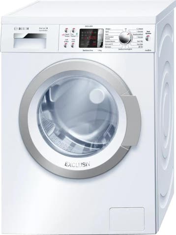 Bosch WAQ28496NL - Wasmachine - 8 kg - 1400 tpm -, Ophalen of Verzenden, Zo goed als nieuw, Voorlader, 85 tot 90 cm