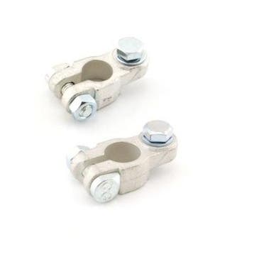 Set rechte accuklemmen met M8 x 16 mm bout, Ophalen of Verzenden, Nieuw