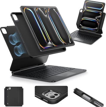 ESR Rebound 360 iPad Pro 13 | QWERTZ | Laatste Stuk!, 13 inch of meer, Nieuw, Bescherming voor- en achterkant, Ophalen of Verzenden