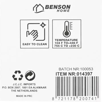 Benson Vierkante siliconen pannenonderzetter - hittebeste..., Ophalen of Verzenden, Nieuw