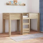 vidaXL Bunk Bed voor Kinderen Sonoma Eiken 75 x 190 cm, Verzenden, Nieuw, Bruin, Hout
