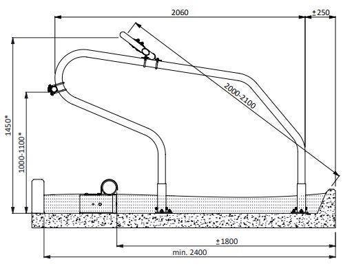 Ligbox Spinder Delta-DS 206  voor grootvee, Dieren en Toebehoren, Runderen